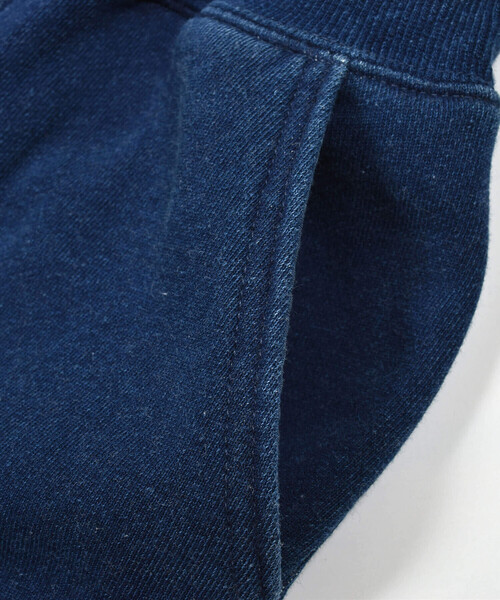 SLAP SLIP（スラップスリップ）の「フラップポケットデニムニットロングカーゴパンツ(80~130cm)（デニムパンツ・キッズ・ブルー/ネイビー・120cm/80ｃｍ/110cm/130cm/90cm/100cm）」の11枚目の写真