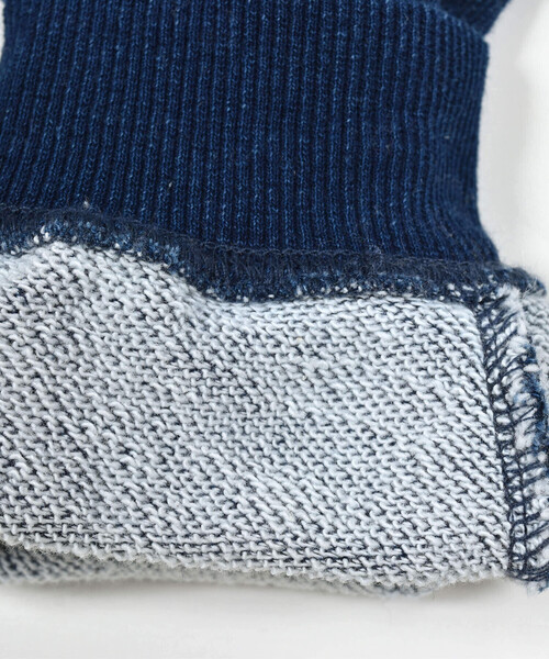 SLAP SLIP（スラップスリップ）の「フラップポケットデニムニットロングカーゴパンツ(80~130cm)（デニムパンツ・キッズ・ブルー/ネイビー・120cm/80ｃｍ/110cm/130cm/90cm/100cm）」の13枚目の写真