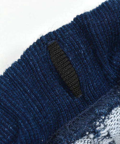 SLAP SLIP（スラップスリップ）の「フラップポケットデニムニットロングカーゴパンツ(80~130cm)（デニムパンツ・キッズ・ブルー/ネイビー・120cm/80ｃｍ/110cm/130cm/90cm/100cm）」の16枚目の写真