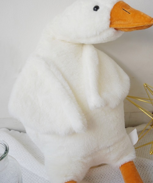 Port（ポート）の「アヒルのお昼寝クッション / 抱き枕 #（クッション/クッションカバー・レディース・ホワイト・FREE）」の7枚目の写真