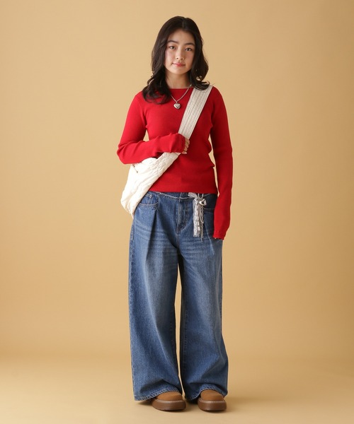 tiny tiny（ティニーティニー）の「モチーフキルトショルダーバッグ[tiny tiny(ティニーティニー)]（ショルダーバッグ・レディース・グレー/アイボリー/チャコール/スモーク/ピンク/ホワイト系その他/ブルー系その他/シルバー/ブラック/ライトブルー/ブルー/チェック/レオパード・0）」の22枚目の写真