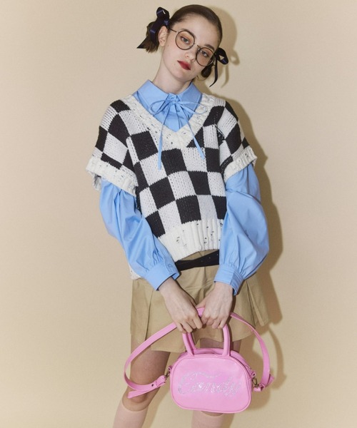 Candy Stripper（キャンディストリッパー）の「KILA KILA LOGO MINI BOSTON バッグ（ボストンバッグ・レディース・グリーン/ピンク/ブラック・FREE）」の11枚目の写真