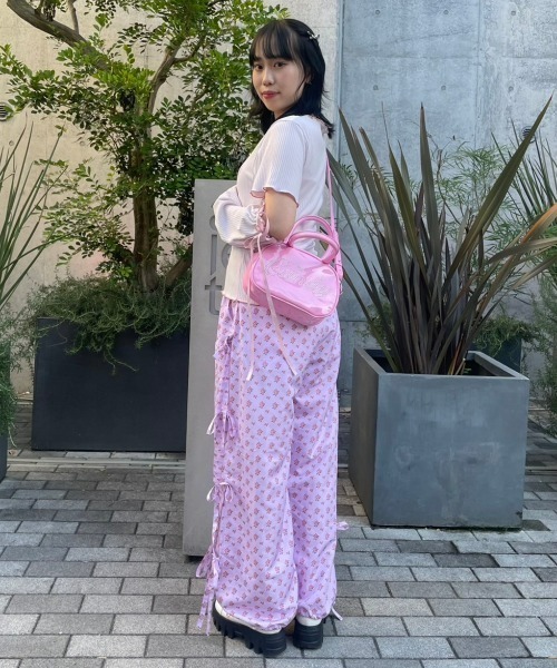 Candy Stripper（キャンディストリッパー）の「KILA KILA LOGO MINI BOSTON バッグ（ボストンバッグ・レディース・グリーン/ピンク/ブラック・FREE）」の13枚目の写真