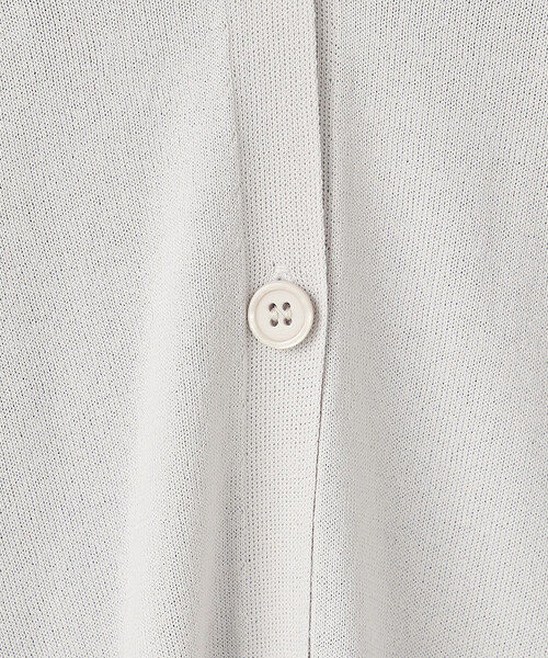 COMME CA ISM（コムサイズム）の「UVカット  ベーシック　ワイドＶネックカーディガン（カーディガン/ボレロ・レディース・ブラック/ライトグレー・FREE）」の18枚目の写真