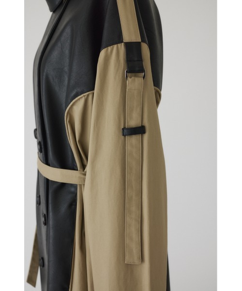 【美品】リムアーク　ベージュ トレンチコート ウエストベルト付き ウエストベルト付き ミドル丈トレンチコート FD24W385【Fano Studios