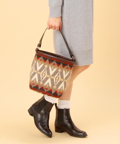 PENDLETON（ペンドルトン）の「別注[ペンドルトン]PENDLETON HOBO トートバッグ◆（トートバッグ・レディース・ブラウン・フリー）」の9枚目の写真