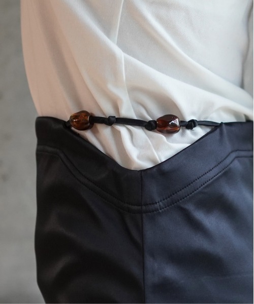 GANNI（ガニー）の「GANNI Double Satin Maxi Skirt（スカート・レディース・ブラック・32）」の5枚目の写真