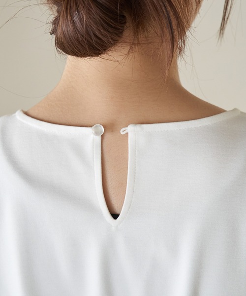 ROPE' PICNIC（ロペピクニック）の「ビスチェドッキングカットトップス/リンクコーデ（Tシャツ/カットソー・レディース・オフホワイト/ブラック系その他・38）」の16枚目の写真