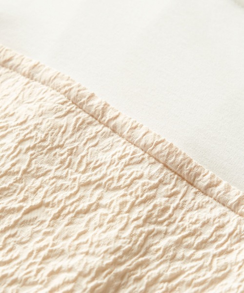 ROPE' PICNIC（ロペピクニック）の「ビスチェドッキングカットトップス/リンクコーデ（Tシャツ/カットソー・レディース・オフホワイト/ブラック系その他・38）」の21枚目の写真