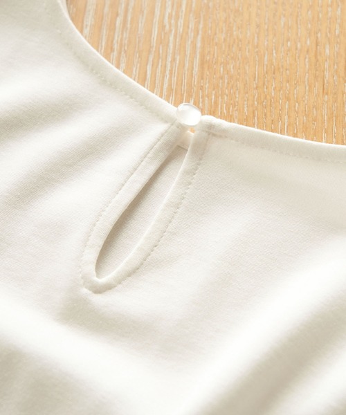 ROPE' PICNIC（ロペピクニック）の「ビスチェドッキングカットトップス/リンクコーデ（Tシャツ/カットソー・レディース・オフホワイト/ブラック系その他・38）」の22枚目の写真