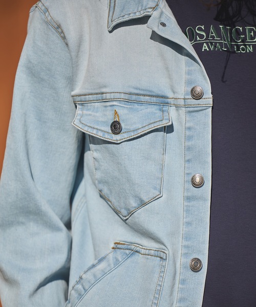 セール】ハイパーストレッチスラブデニムGジャン（ブルゾン）｜RATTLE  