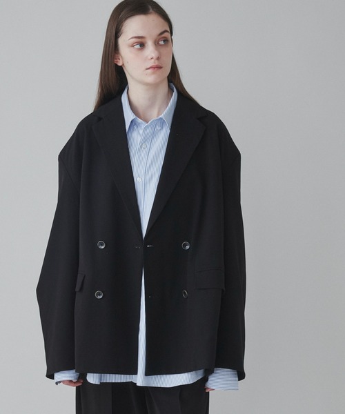 LUCY（ルーシー）の「LUCY/ルーズテーラードジャケット（テーラードジャケット・メンズ・ダークグレー/ブラック・MEDIUM/LARGE）」の3枚目の写真