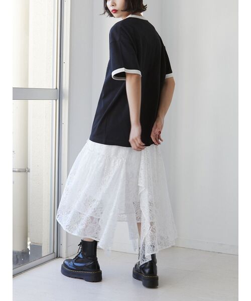 THRASHER（スラッシャー）の「【別注】THRASHER ゲームTシャツ（Tシャツ/カットソー・レディース・ブラック/アイボリー/レッド・MEDIUM）」の8枚目の写真