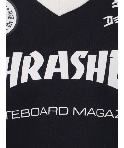 THE SLACKERS スラッカーズ Tシャツ XSサイズ THRASHER スラッシャー 半袖 Tシャツ キッズ ジュニア FRAME