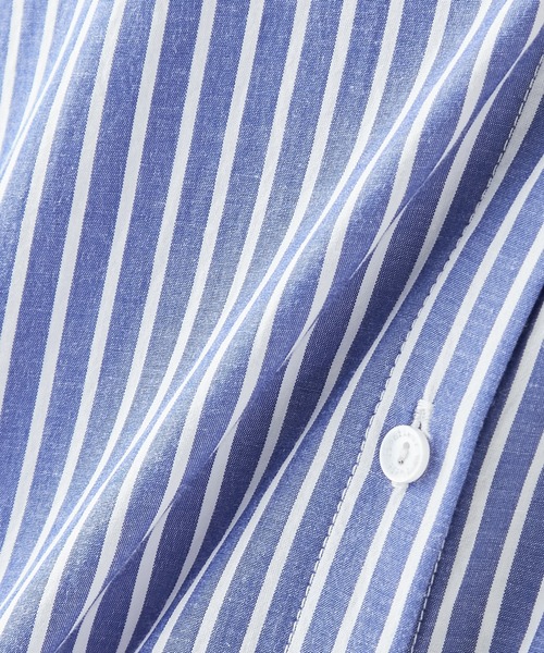 Petit Honfleur（プチオンフルール）の「ストライプロングシャツワンピース（シャツワンピース・レディース・ブラック/ブルー・9号/11号）」の14枚目の写真