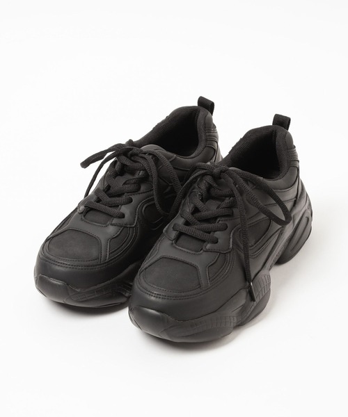 Heather（ヘザー）の「ボリュームソールスニーカー　106775（スニーカー・レディース・オフホワイト/ブラック/ベージュ・M/L）」の9枚目の写真