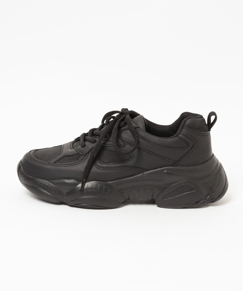 Heather（ヘザー）の「ボリュームソールスニーカー　106775（スニーカー・レディース・オフホワイト/ブラック/ベージュ・M/L）」の7枚目の写真