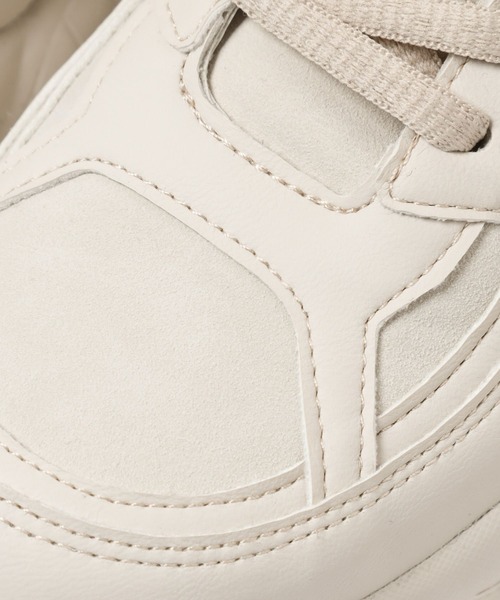 Heather（ヘザー）の「ボリュームソールスニーカー　106775（スニーカー・レディース・オフホワイト/ブラック/ベージュ・M/L）」の12枚目の写真