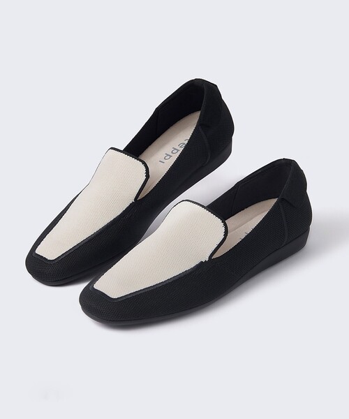 6月終了◆美品◆steppi ローファー【撥水 / 洗える】 セール】【撥水/洗える】クラシック ニット ローファー（その他