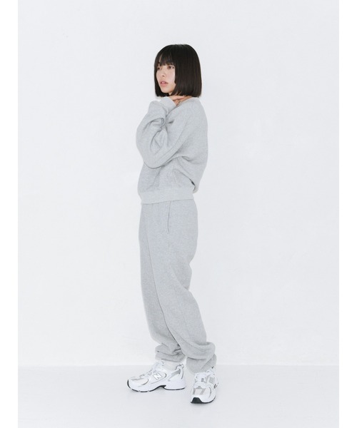 ENCIRCLE（エンサークル）の「【ENCIRCLE/エンサークル】en sweat pants/エンスウェットパンツ（スウェットパンツ・レディース・ネイビー/杢グレー・FREE）」の10枚目の写真