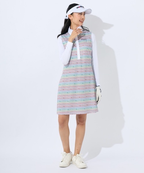 【セール】【marie claire/マリ.クレール】レディースワンピース+ボレロセット 接触冷感 ゴルフ（ワンピース）｜marie claire（マリ・クレール）