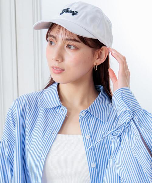 INGNI（イング）の「ロゴ刺しゅうキャップ（キャップ・レディース・ブラック/オフホワイト・ONE SIZE）」の12枚目の写真