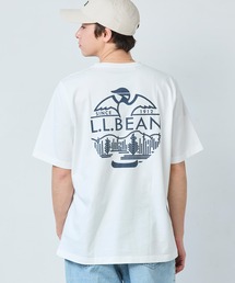 L.L.Bean | ケアフリー・アンシュリンカブル・ティ、半袖ポケット付き　グラフィック ジャパン・フィット(Tシャツ/カットソー)