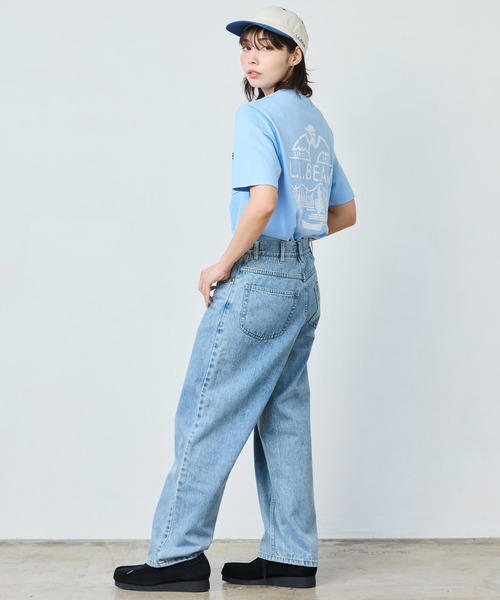 L.L.Bean(エルエルビーン)の「ケアフリー・アンシュリンカブル・ティ、半袖ポケット付き グラフィック ジャパン・フィット(Tシャツ/カットソー・メンズ・ヘザーグレー/アイボリー/グリーン/ネイビー/ライトブルー/グレー/ネイビー系/ホワイト・SMALL/MEDIUM/LARGE/X-LARGE/XX-LARGE)」の14枚目の写真