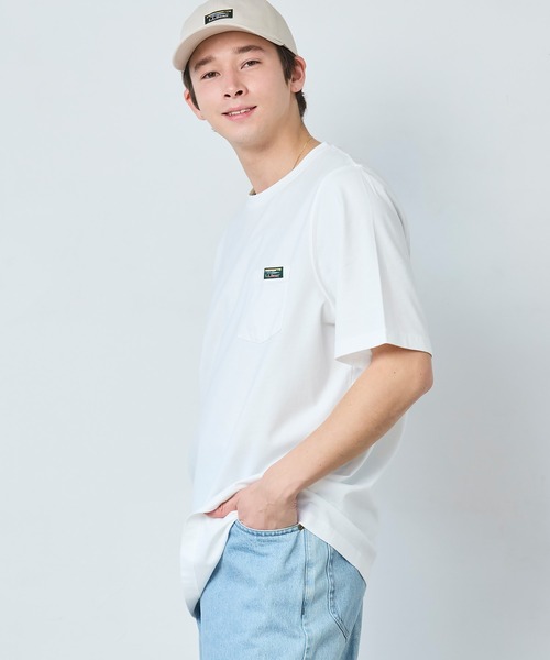 L.L.Bean(エルエルビーン)の「ケアフリー・アンシュリンカブル・ティ、半袖ポケット付き グラフィック ジャパン・フィット(Tシャツ/カットソー・メンズ・ヘザーグレー/アイボリー/グリーン/ネイビー/ライトブルー/グレー/ネイビー系/ホワイト・SMALL/MEDIUM/LARGE/X-LARGE/XX-LARGE)」の22枚目の写真