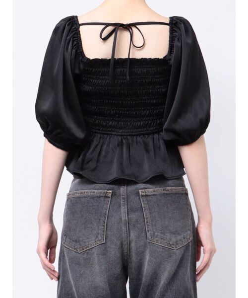 jouetie（ジュエティ）の「シャーリング2WAYブラウス（シャツ/ブラウス・レディース・オフホワイト/ブラック/ピンク/グリーン・MEDIUM）」の17枚目の写真