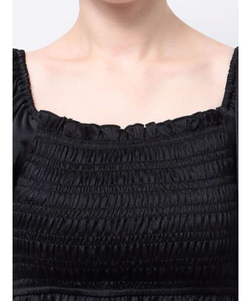 jouetie（ジュエティ）の「シャーリング2WAYブラウス（シャツ/ブラウス・レディース・オフホワイト/ブラック/ピンク/グリーン・MEDIUM）」の21枚目の写真