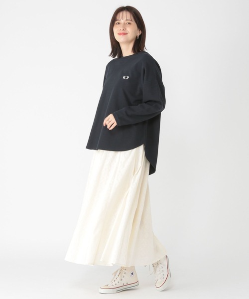 studio CLIP（スタディオクリップ）の「シフリー刺繍切り替えスカート