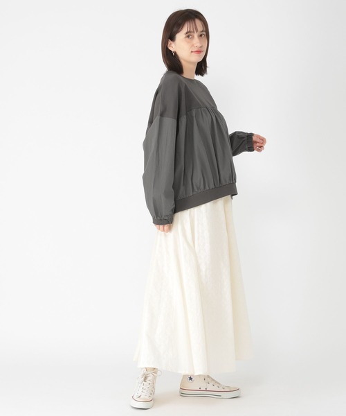 studio CLIP（スタディオクリップ）の「シフリー刺繍切り替えスカート