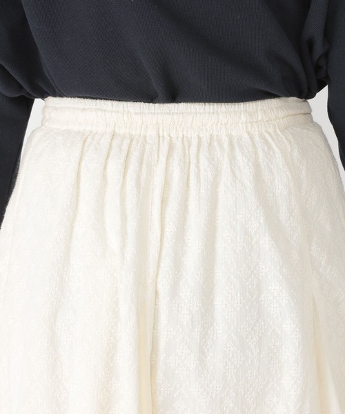 studio CLIP（スタディオクリップ）の「シフリー刺繍切り替えスカート[プチサイズあり]（スカート・レディース・ベージュ/ブラック/オフホワイト・FREE/PF）」の13枚目の写真