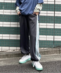 DOUBLE NAME | レトロ配色ライン トラックパンツ(その他パンツ)