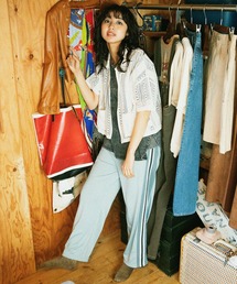 DOUBLE NAME | レトロ配色ライン トラックパンツ(その他パンツ)