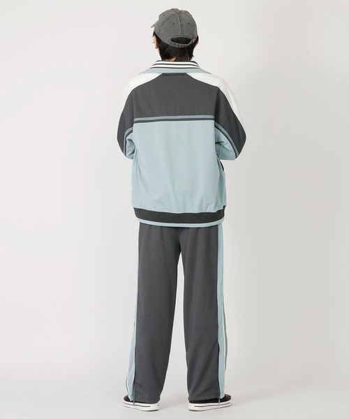 DOUBLE NAME（ダブルネーム）の「レトロ配色ライン トラックパンツ（その他パンツ・レディース・ベージュ/ブラック系/ブルー・FREE）」の7枚目の写真