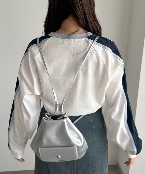 apres jour mignon(アプレジュールミニョン)の「ユニフォームロンT【ZOZOTOWN限定アイテム】(Tシャツ/カットソー・レディース・ブラック/ネイビー/オフホワイト・フリー/X-LARGE)」の11枚目の写真