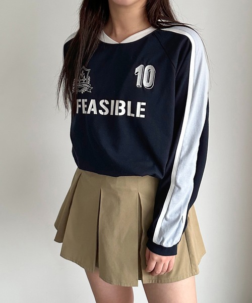 apres jour mignon(アプレジュールミニョン)の「ユニフォームロンT【ZOZOTOWN限定アイテム】(Tシャツ/カットソー・レディース・ブラック/ネイビー/オフホワイト・フリー/X-LARGE)」の18枚目の写真