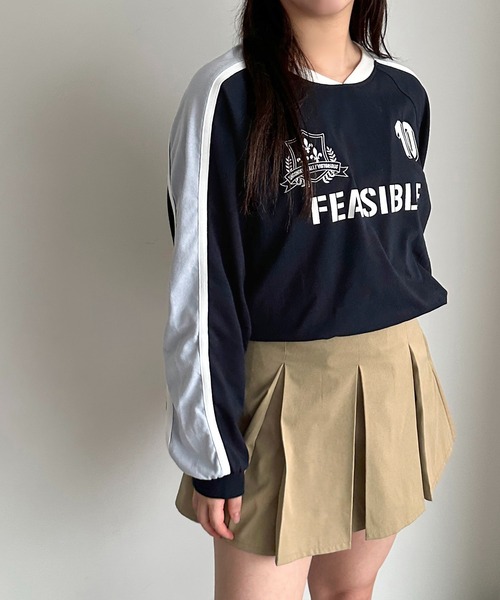 apres jour mignon(アプレジュールミニョン)の「ユニフォームロンT【ZOZOTOWN限定アイテム】(Tシャツ/カットソー・レディース・ブラック/ネイビー/オフホワイト・フリー/X-LARGE)」の19枚目の写真