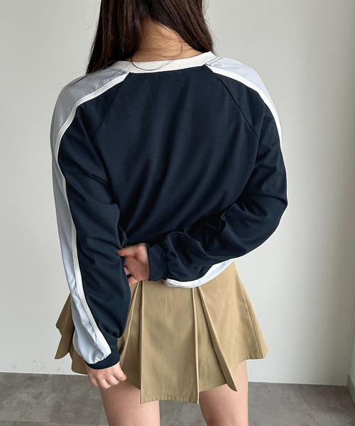 apres jour mignon(アプレジュールミニョン)の「ユニフォームロンT【ZOZOTOWN限定アイテム】(Tシャツ/カットソー・レディース・ブラック/ネイビー/オフホワイト・フリー/X-LARGE)」の21枚目の写真