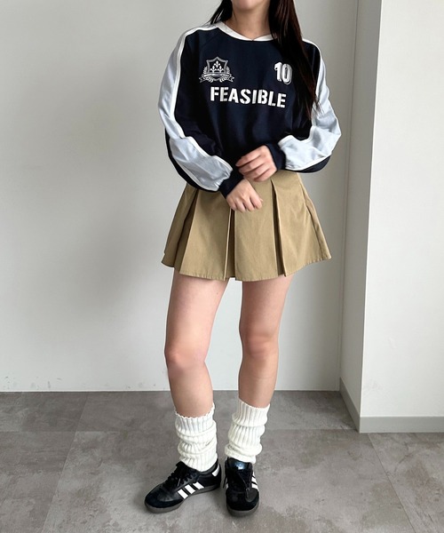 apres jour mignon(アプレジュールミニョン)の「ユニフォームロンT【ZOZOTOWN限定アイテム】(Tシャツ/カットソー・レディース・ブラック/ネイビー/オフホワイト・フリー/X-LARGE)」の13枚目の写真