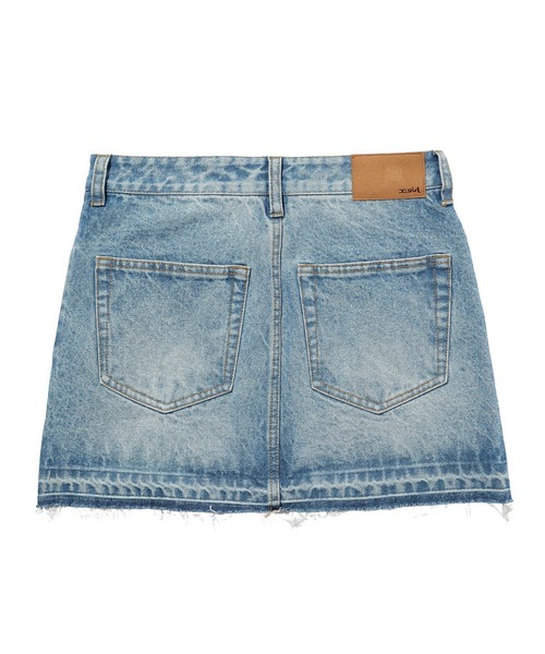X-girl（エックスガール）の「5POCKET DENIM MINI SKIRT（デニム