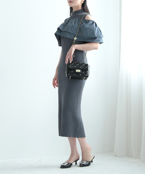 Julia Boutique（ジュリアブティック）の「パールキルティングミニバッグ/24102（ショルダーバッグ・レディース・ホワイト/ピンク/ブラック・ONE）」の10枚目の写真