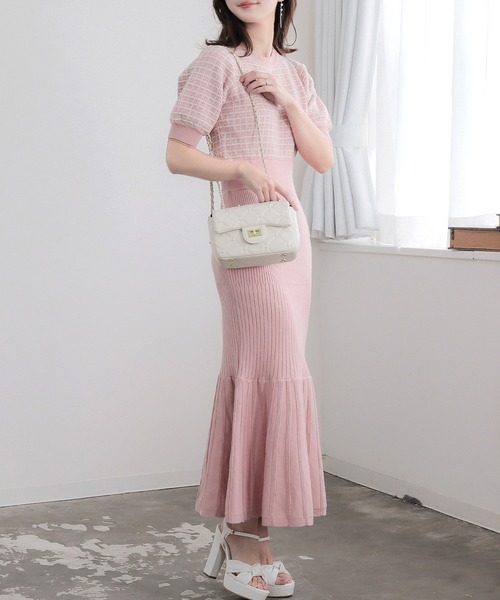 Julia Boutique（ジュリアブティック）の「パールキルティングミニバッグ/24102（ショルダーバッグ・レディース・ホワイト/ピンク/ブラック・ONE）」の16枚目の写真