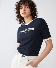 【FUDGE掲載】モノタイプフロッククルーネックTシャツ
