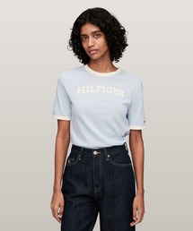 【FUDGE掲載】モノタイプフロッククルーネックTシャツ