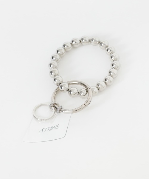 SMELLY（スメリー）の「ボールチェーンリングストラップ（スマホグッズ・レディース・クリア/シルバー・-）」の8枚目の写真