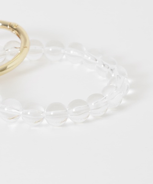 SMELLY（スメリー）の「ボールチェーンリングストラップ（スマホグッズ・レディース・クリア/シルバー・-）」の10枚目の写真