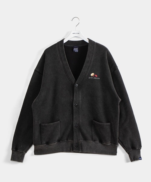 APPLEBUM(アップルバム)の「Powder Bleach Sweat Cardigan(カーディガン/ボレロ・メンズ・ブラック・MEDIUM/LARGE/X-LARGE)」の3枚目の写真